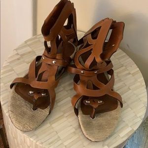 Dolce and Gabbana gladiator sandals, slightly worn